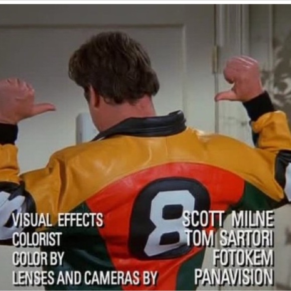 Michael Hoban WHEREMI Classic Vintage Leather “8 Ball” Jacket - Picture 6 of 6